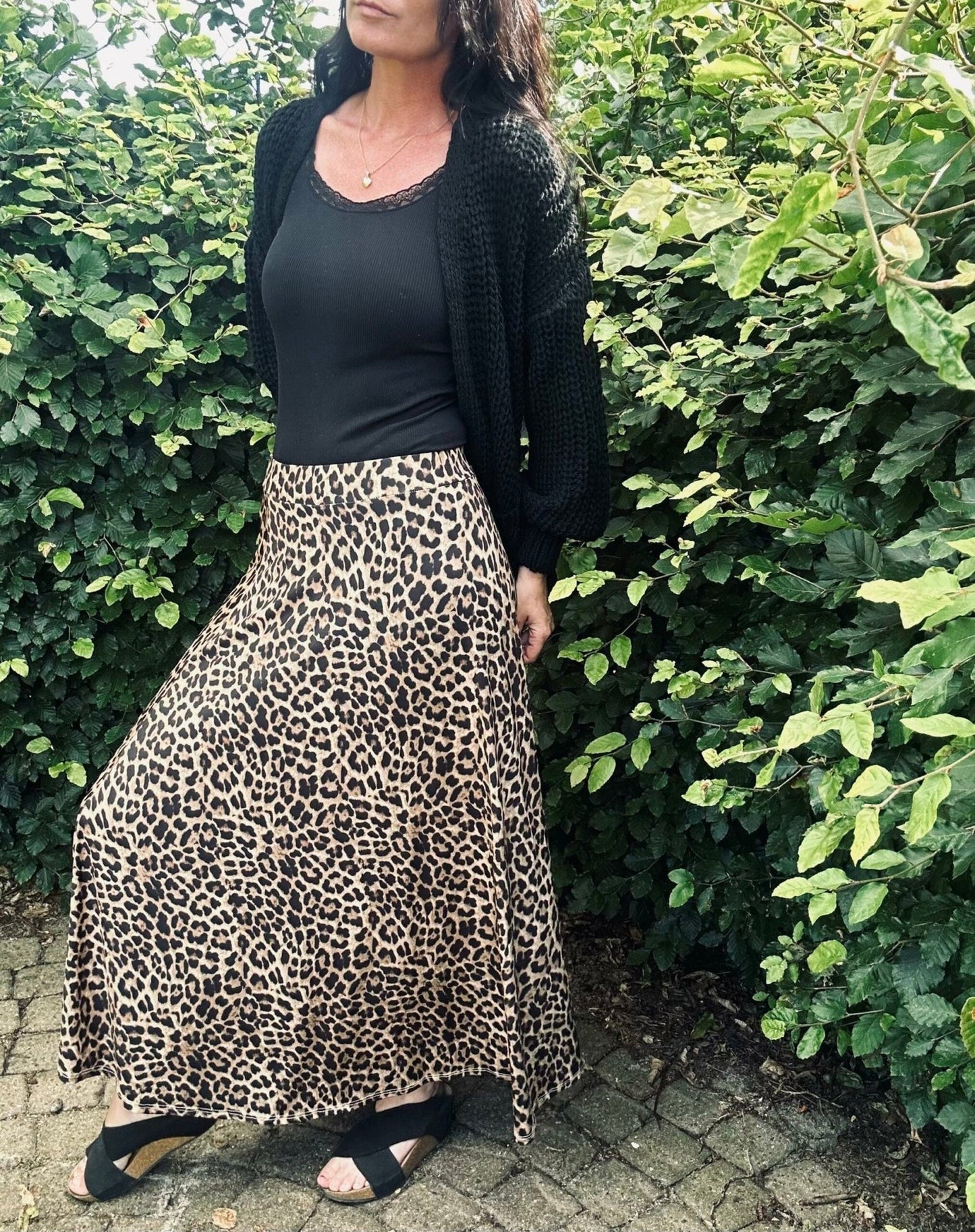 Nederdel Thyra - Leopard - VIAMAJA.DK