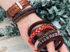 Nepal-Armband - Pflaume