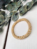 Nepal-Armband - Weiß / Gold