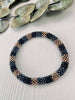 Nepal-Armband - Dunkelblau-Mix