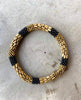 Nepal Armband – Schwarz / Gold Deluxe