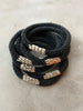 Nepal Armband – Schwarz / Silber