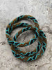 Nepal-Armband - Türkis / Gold Delux