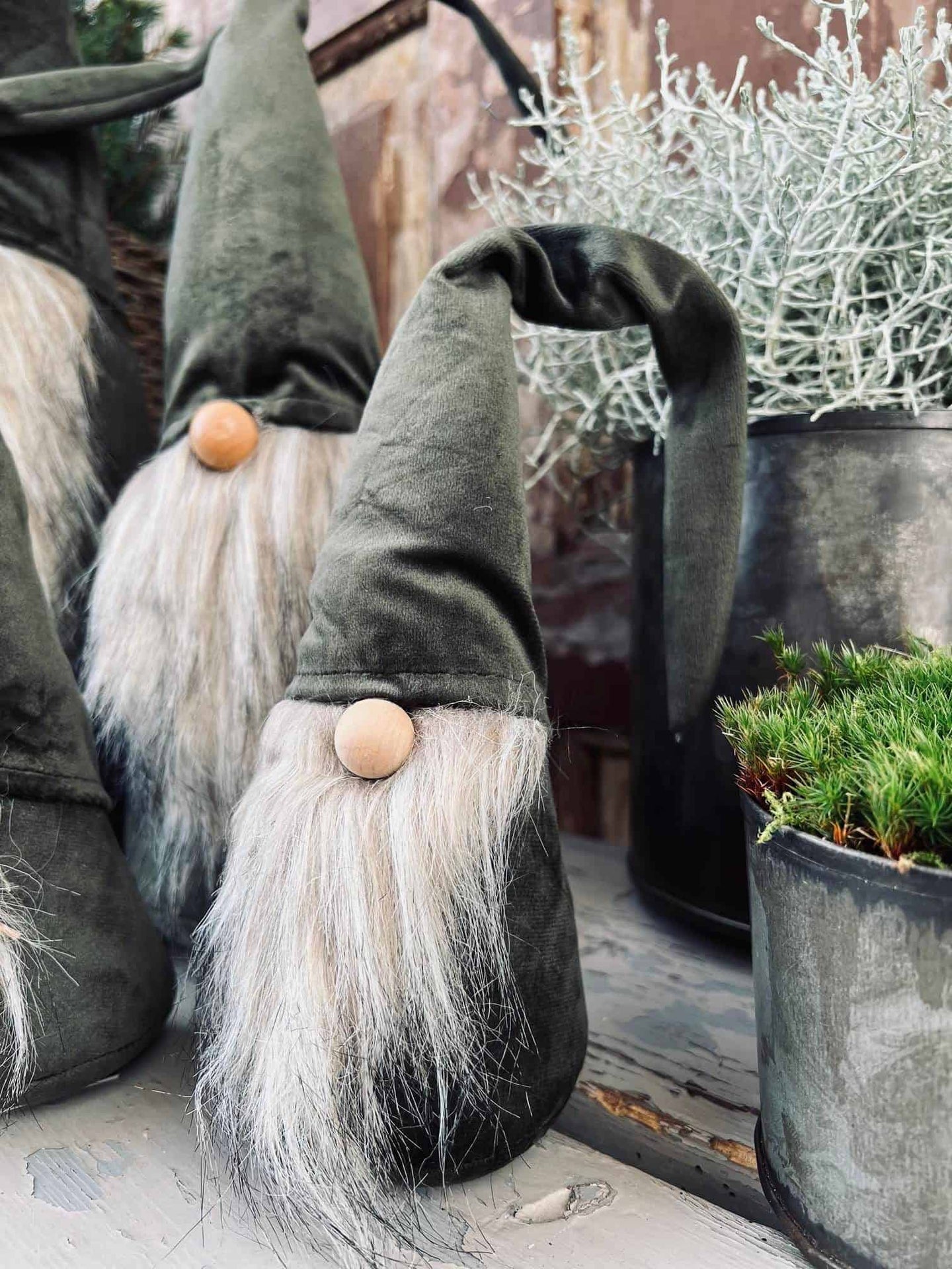 Nisse med skæg - 23cm - VIAMAJA.DK