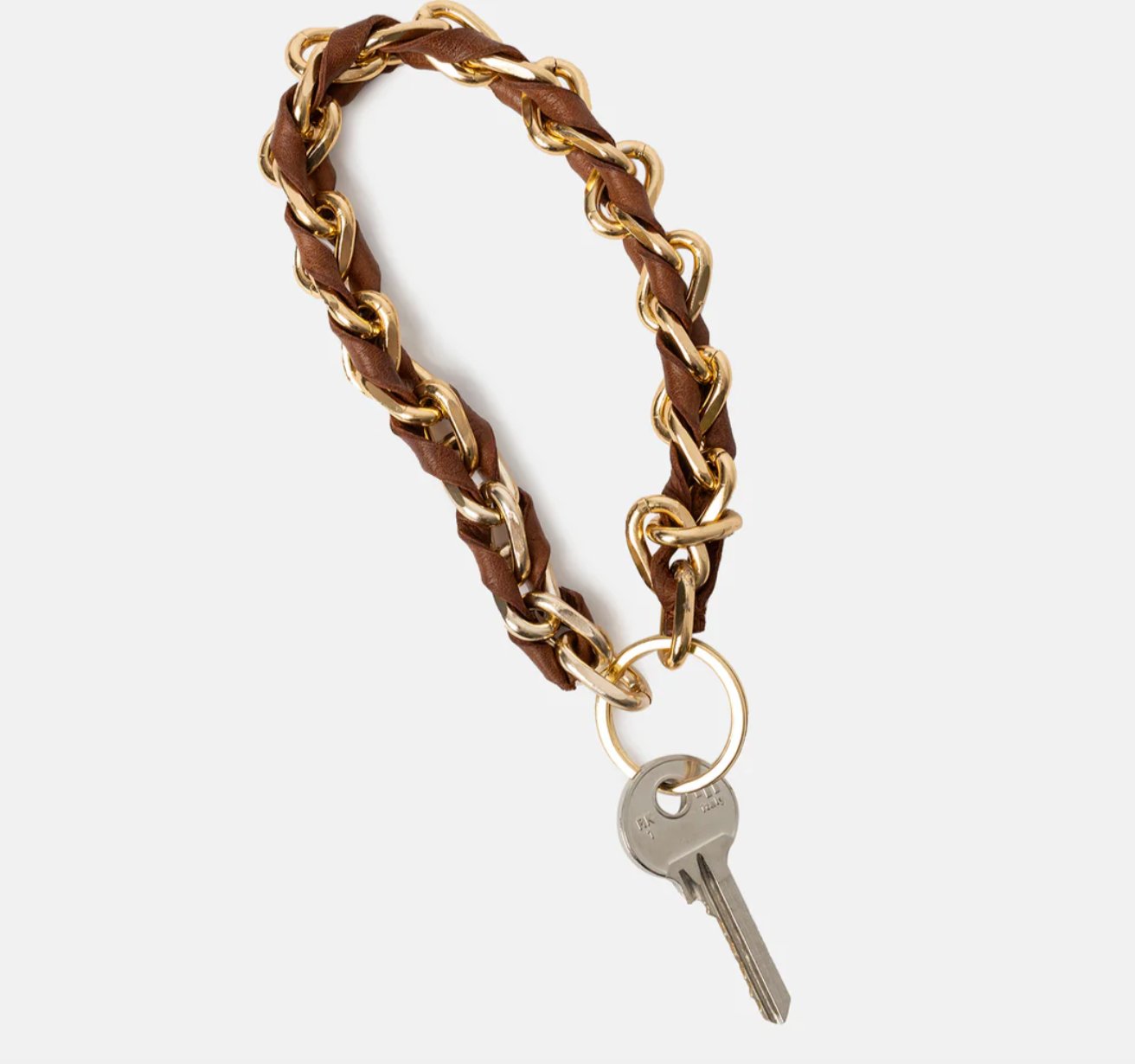 Nøglesnor – Walnut / Gold - VIAMAJA.DK
