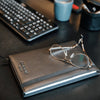 Notizbuch aus Leder – Schwarz A5