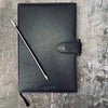 Notizbuch - Schwarzes Leder VIAMAJA A5
