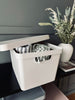 Aufbewahrungsbox mit Deckel - Beige