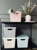 Aufbewahrungsbox mit Deckel - Grau