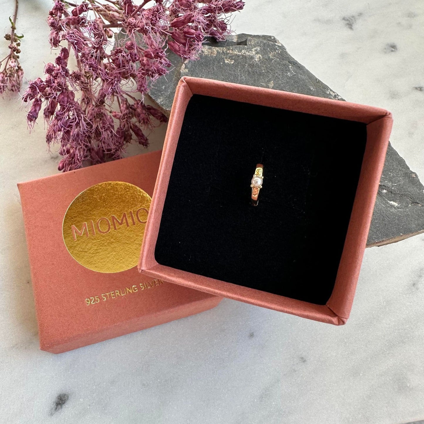 Ørering Single Dee 18K forgyldt - 1 stk - VIAMAJA.DK