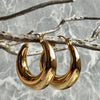 Ohrringe Baby 18K vergoldet Wasserfest