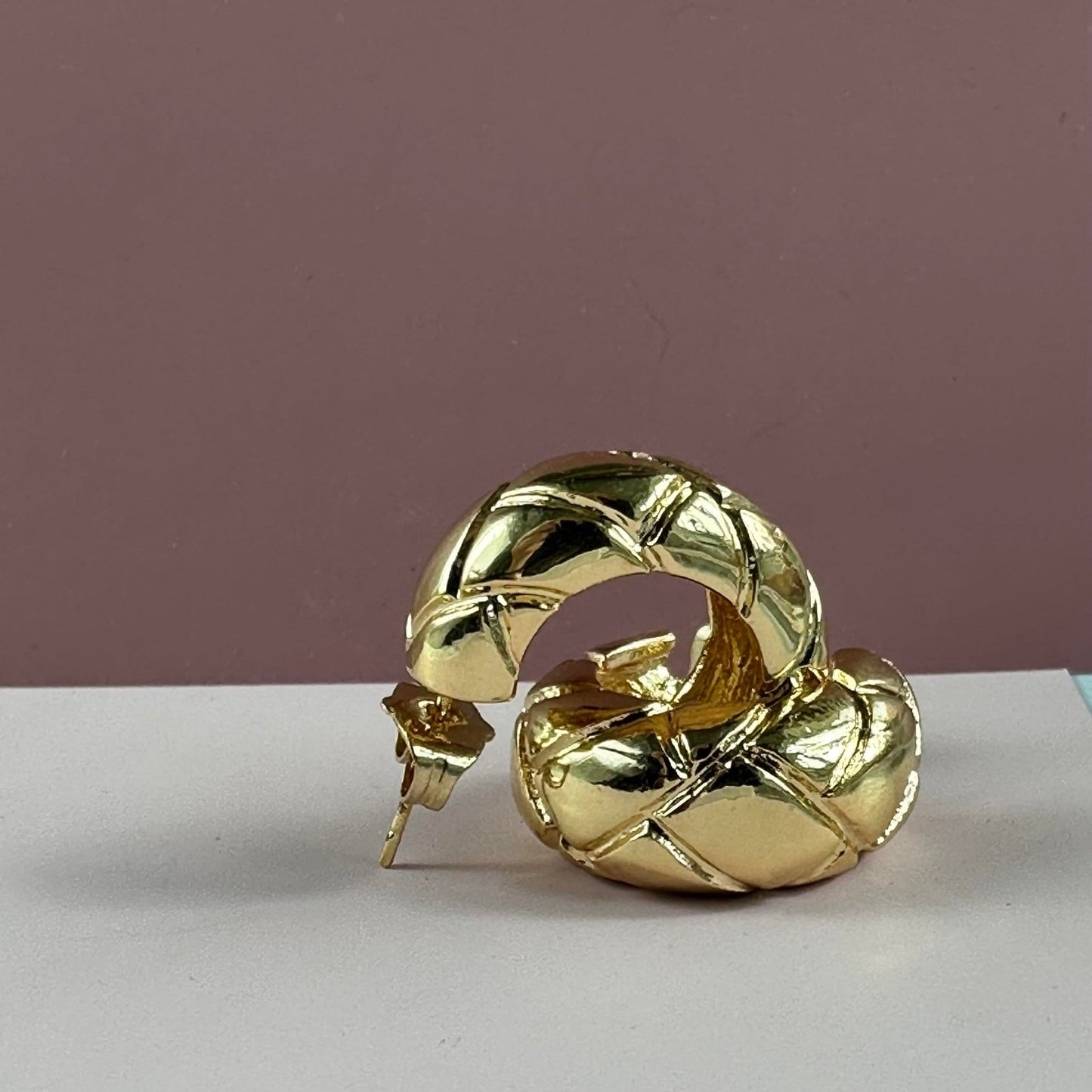 Øreringe Florence forgyldt - VIAMAJA.DK