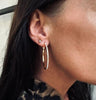 Ohrringe Julie Hoops 18K vergoldet