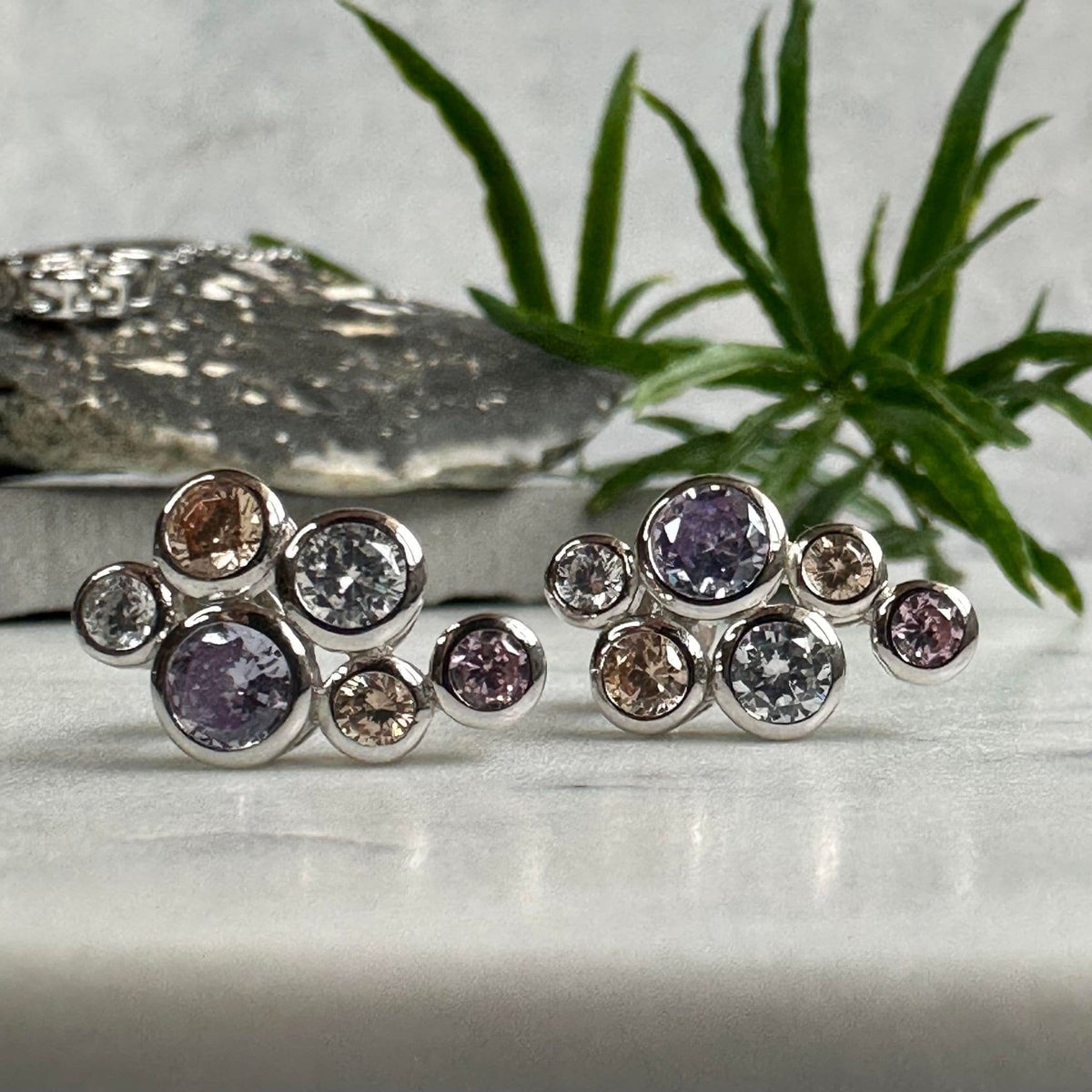 Øreringe Miriam Color - Sterling Silver - VIAMAJA.DK