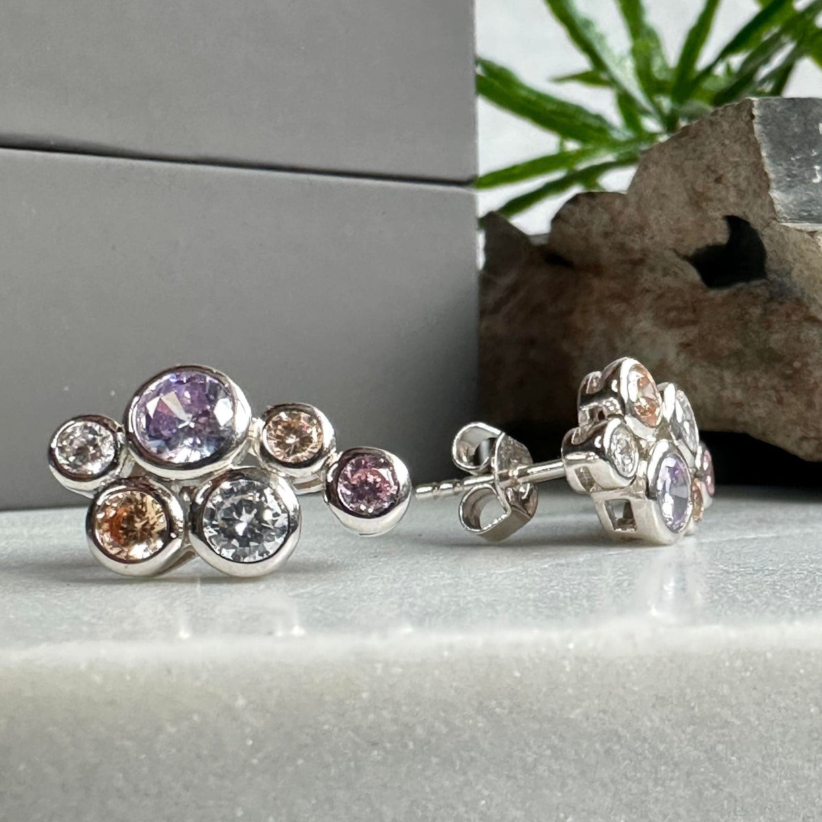 Øreringe Miriam Color - Sterling Silver - VIAMAJA.DK