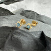 Ohrstecker GIA – Blue 18K vergoldet