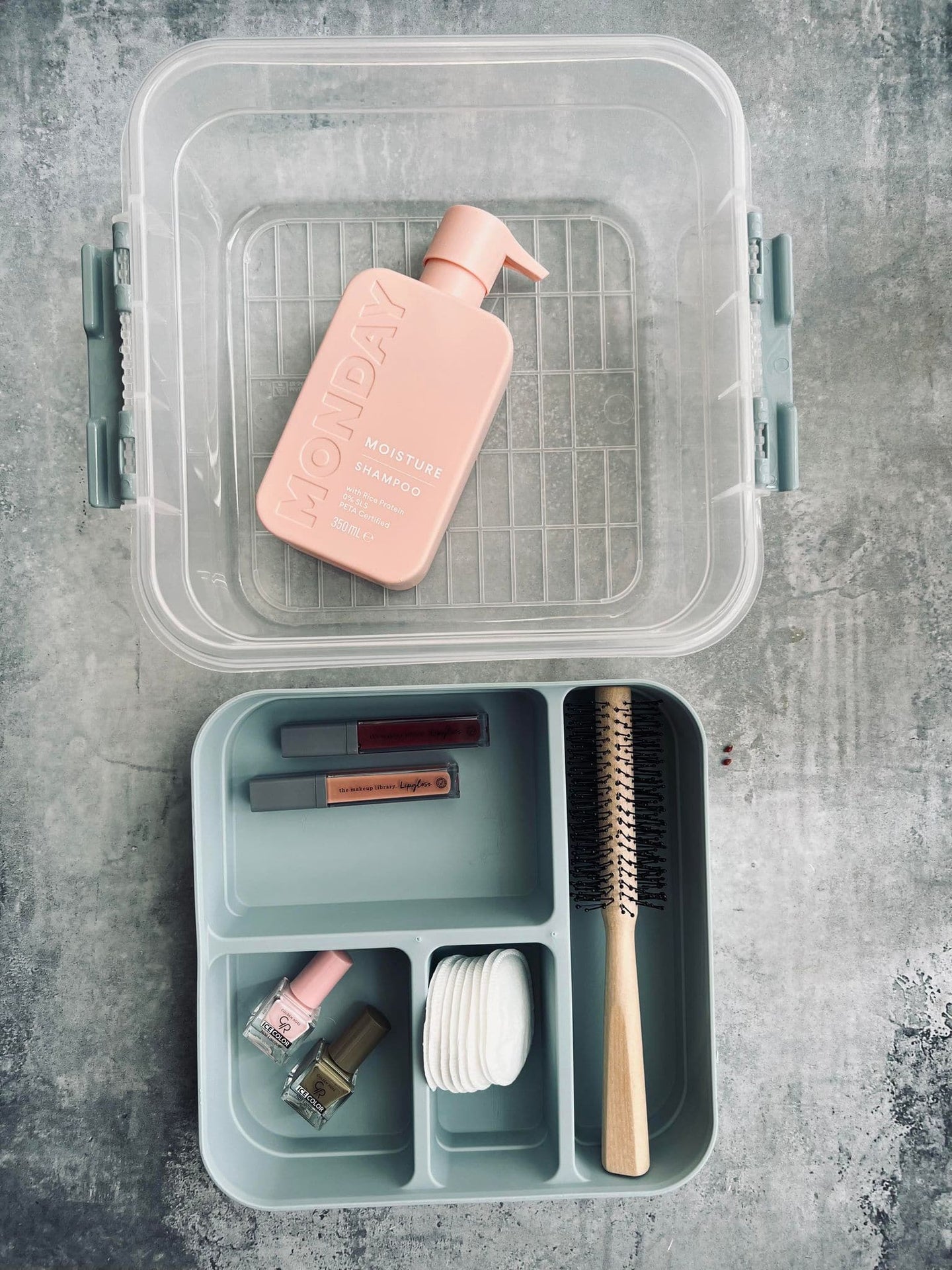 Organiser box - Duset blå - VIAMAJA.DK