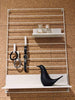 Organisor mit Haken und Regalen – Stone White