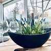 Ovaler Übertopf im Beton-Look - Groß - ANGEBOT