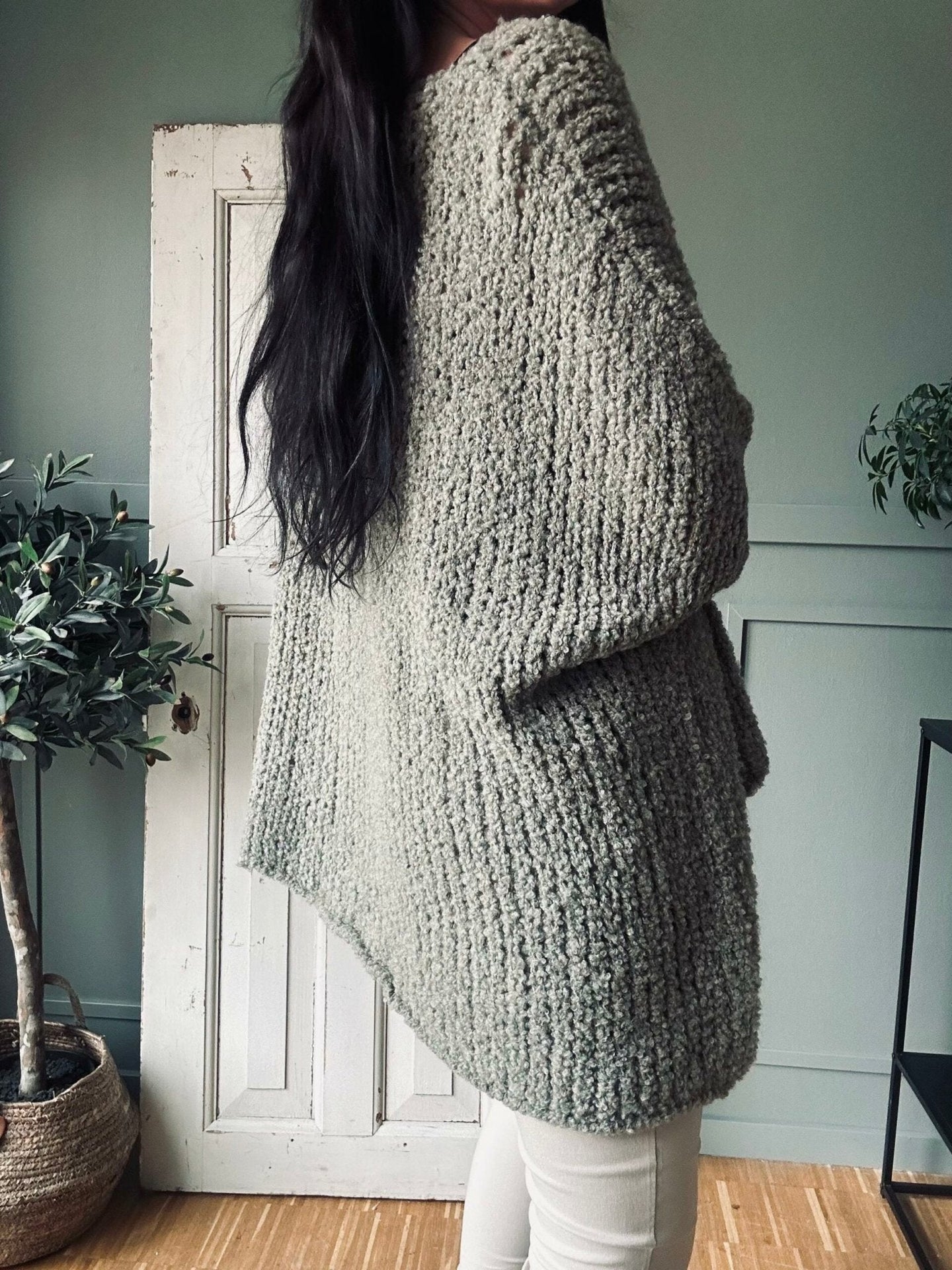 Oversize Cozy – Kaki - VIAMAJA.DK