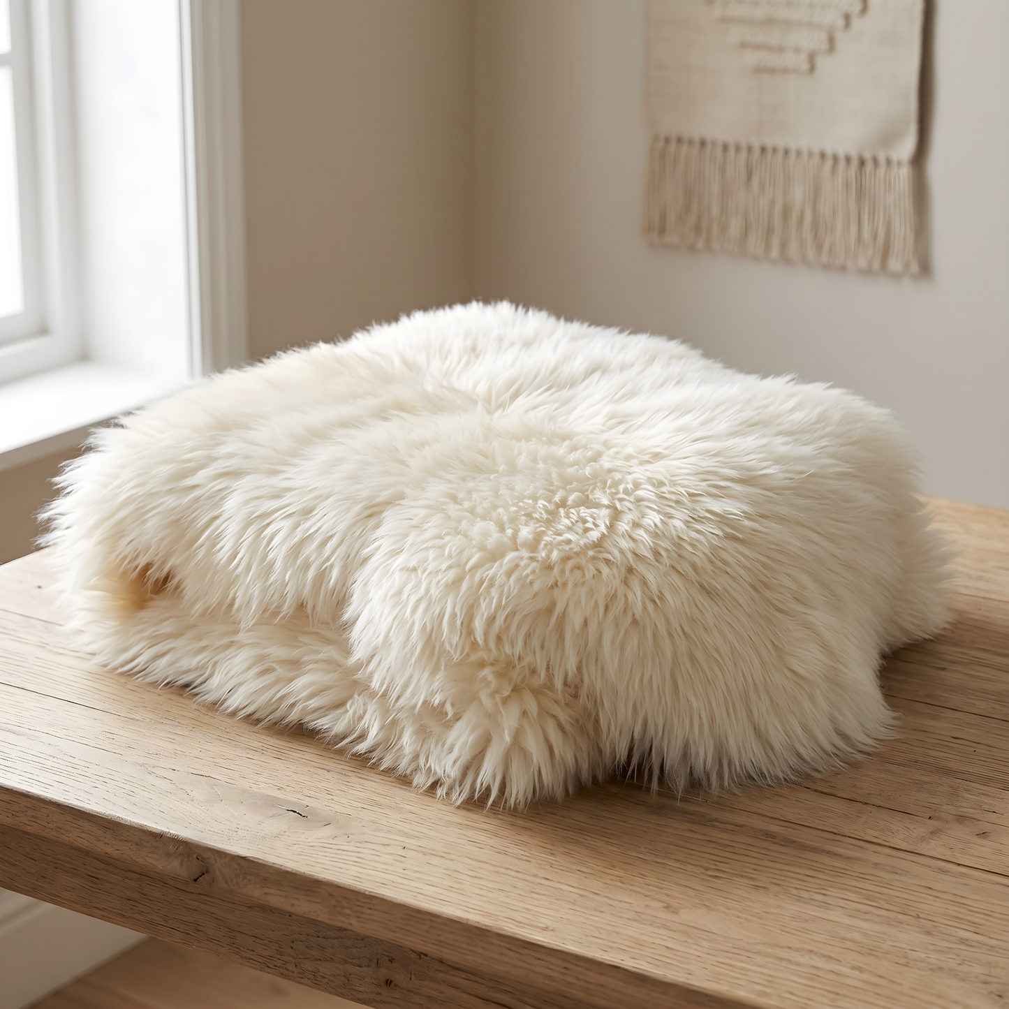 Lammfell – XL Leinen 140 cm