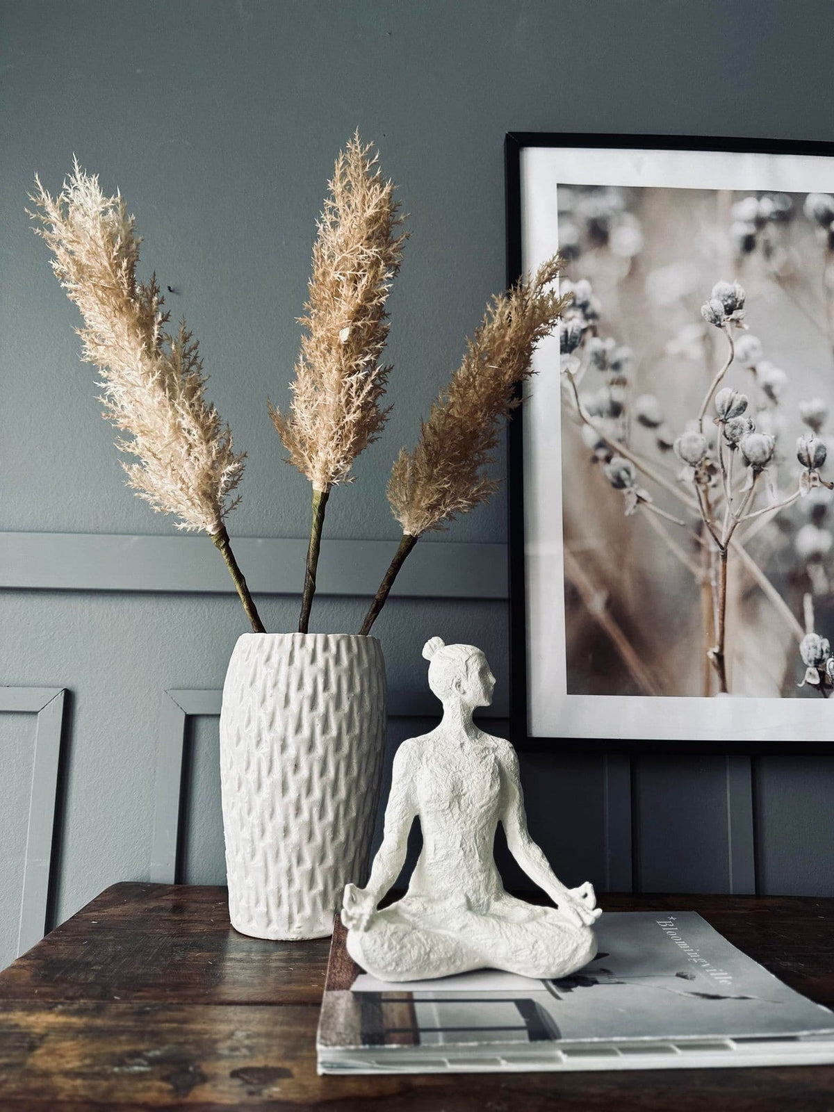 Pampas med LED lys og timerfunktion - VIAMAJA.DK