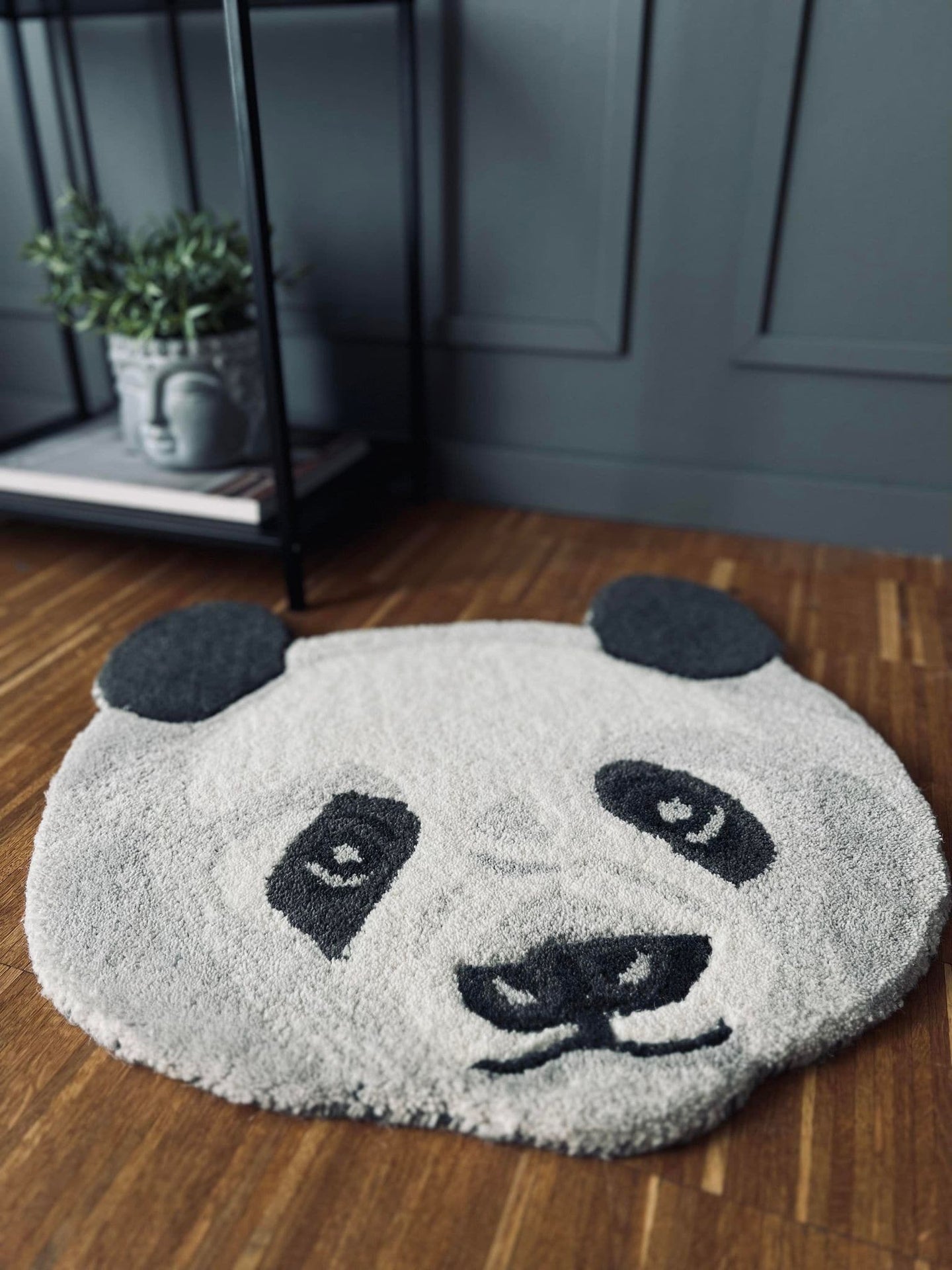 PANDA HOVED I ULD - 50X50 - VIAMAJA.DK
