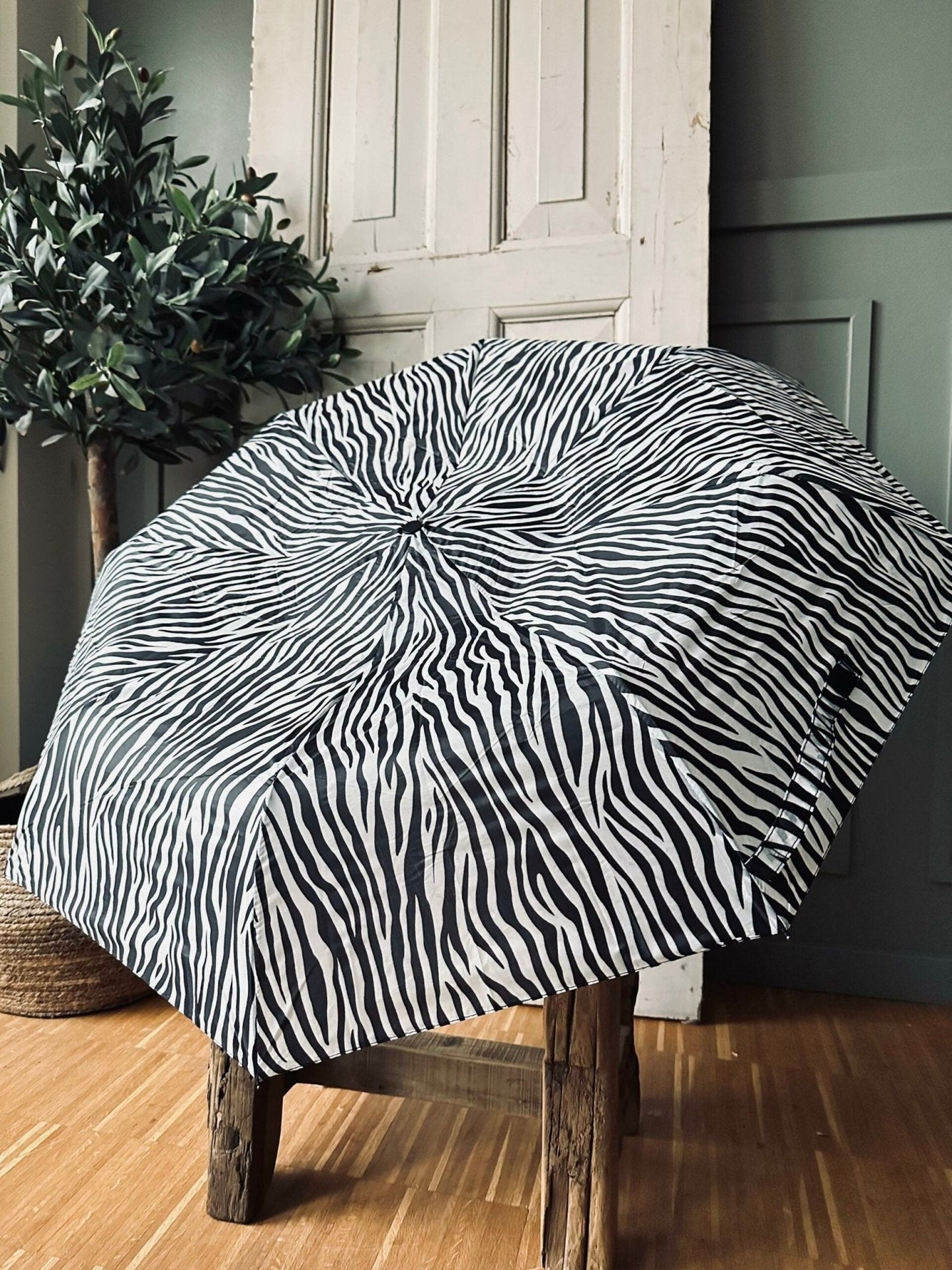 Paraply – Zebra - VIAMAJA.DK