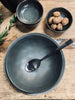 Pasta-/Suppenschale aus Steingut – Grau