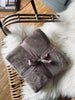 Fleece-Plaid King-Size – Taupe 180×230