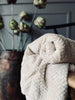 Plaid aus Luxus-Fleece - Creme