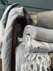 Plaid gewebt med Kork – Nature grey mix