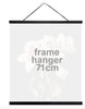 Posteraufhänger mit Lederschnur - 71cm
