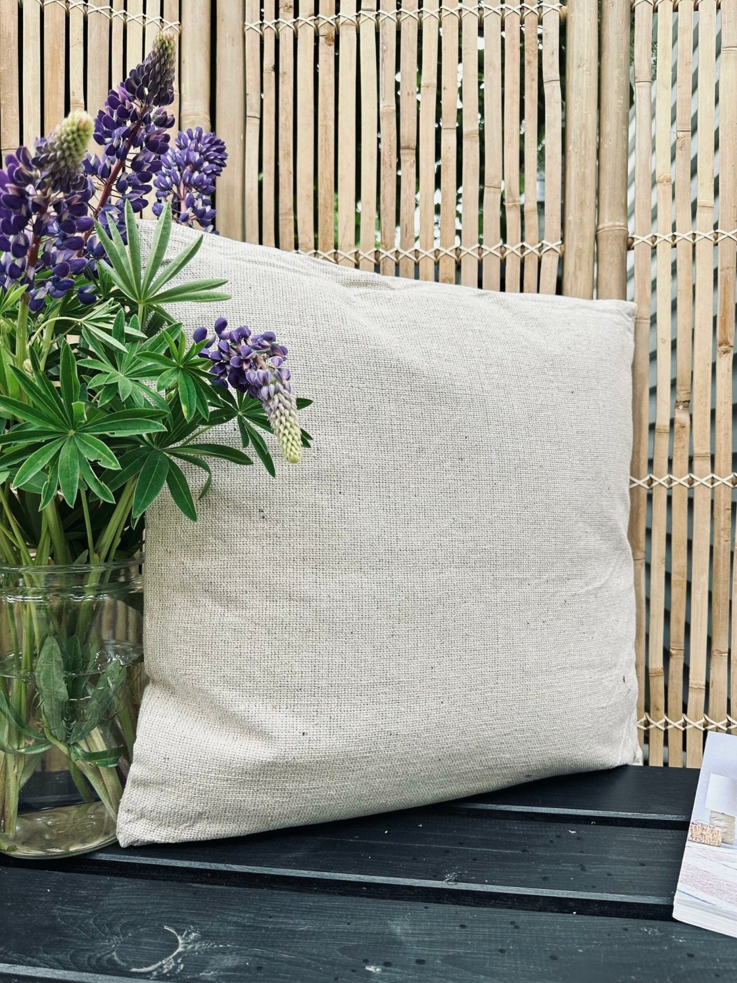 Pude med fyld SKAGEN – 50×50 Natur - VIAMAJA.DK