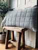 Kissenbezug STONE-WASHED Quilt – Nordic Grau 60×90