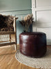Hocker mit glatter Oberfläche - Brown