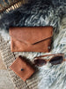 Geldbörse Aura small Cognac