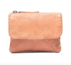 Geldbörse / Kreditkartenhalter aus feinem und weichem Leder - Light tan