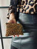 Geldbörse Leopard Veloursleder