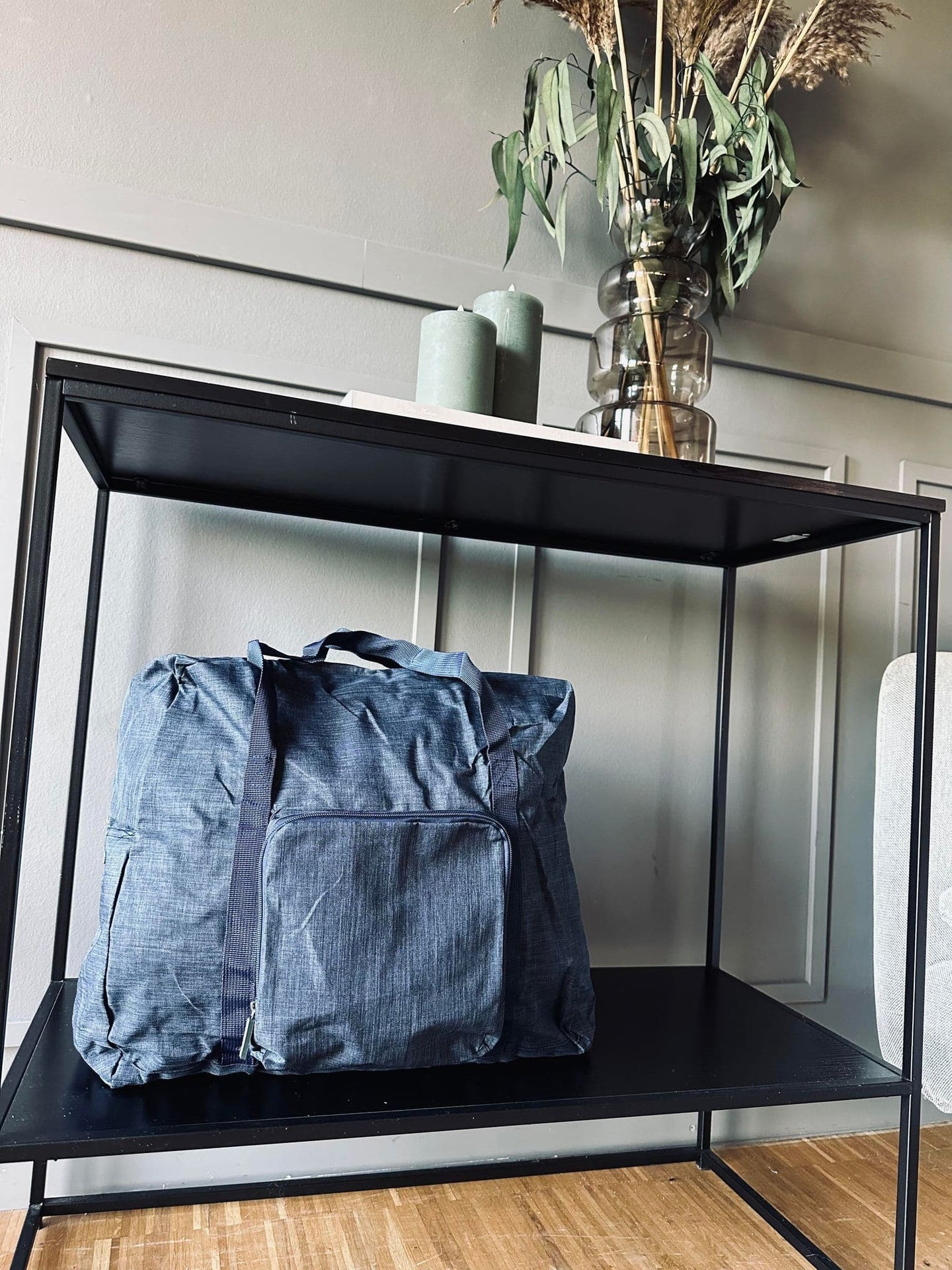 Rejsetaske Nylon Blå - Godkendt til håndbagage - VIAMAJA.DK