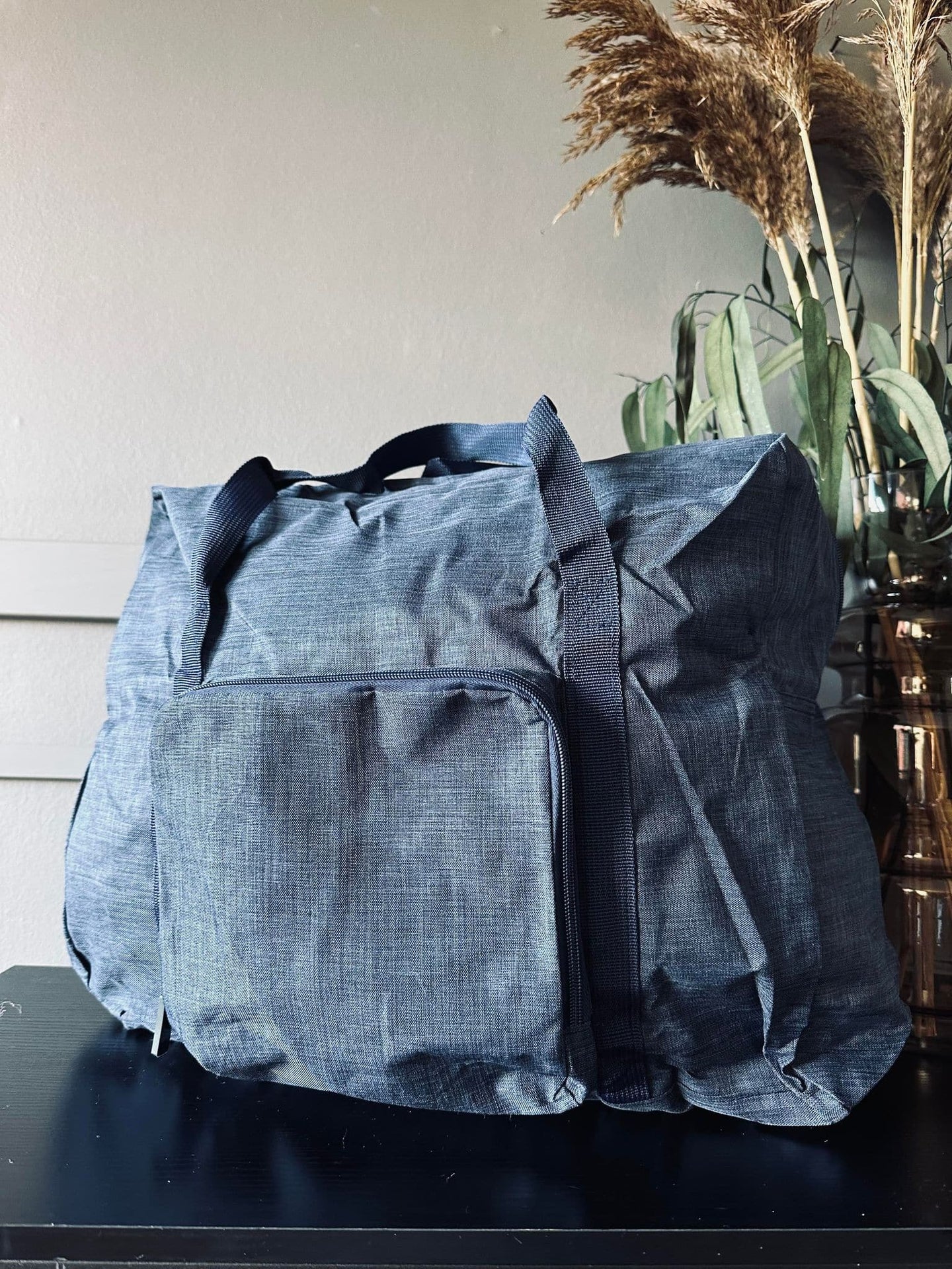 Rejsetaske Nylon Blå - Godkendt til håndbagage - VIAMAJA.DK