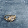 Ring 14 Karat vergoldet mit Preciosa-Kristall