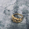 Ring - vergoldet im Ketten-Look