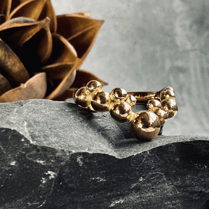 Ring Gabriella forgyldt - VIAMAJA.DK