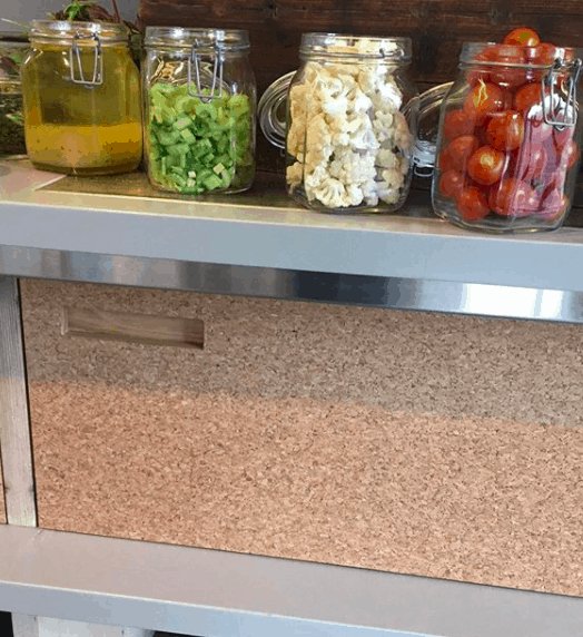 Rullekork - Natur Selvklæbende 8 meter - VIAMAJA.DK