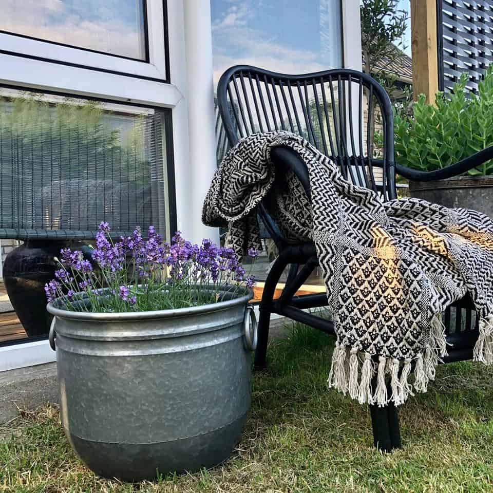 Rustik blomsterbalje i zink - Lille - VIAMAJA