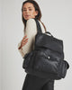Rucksack cooles Design – Weiches Lammleder schwarz