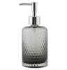 Seifenspender grau / rauchfarbenes Glas