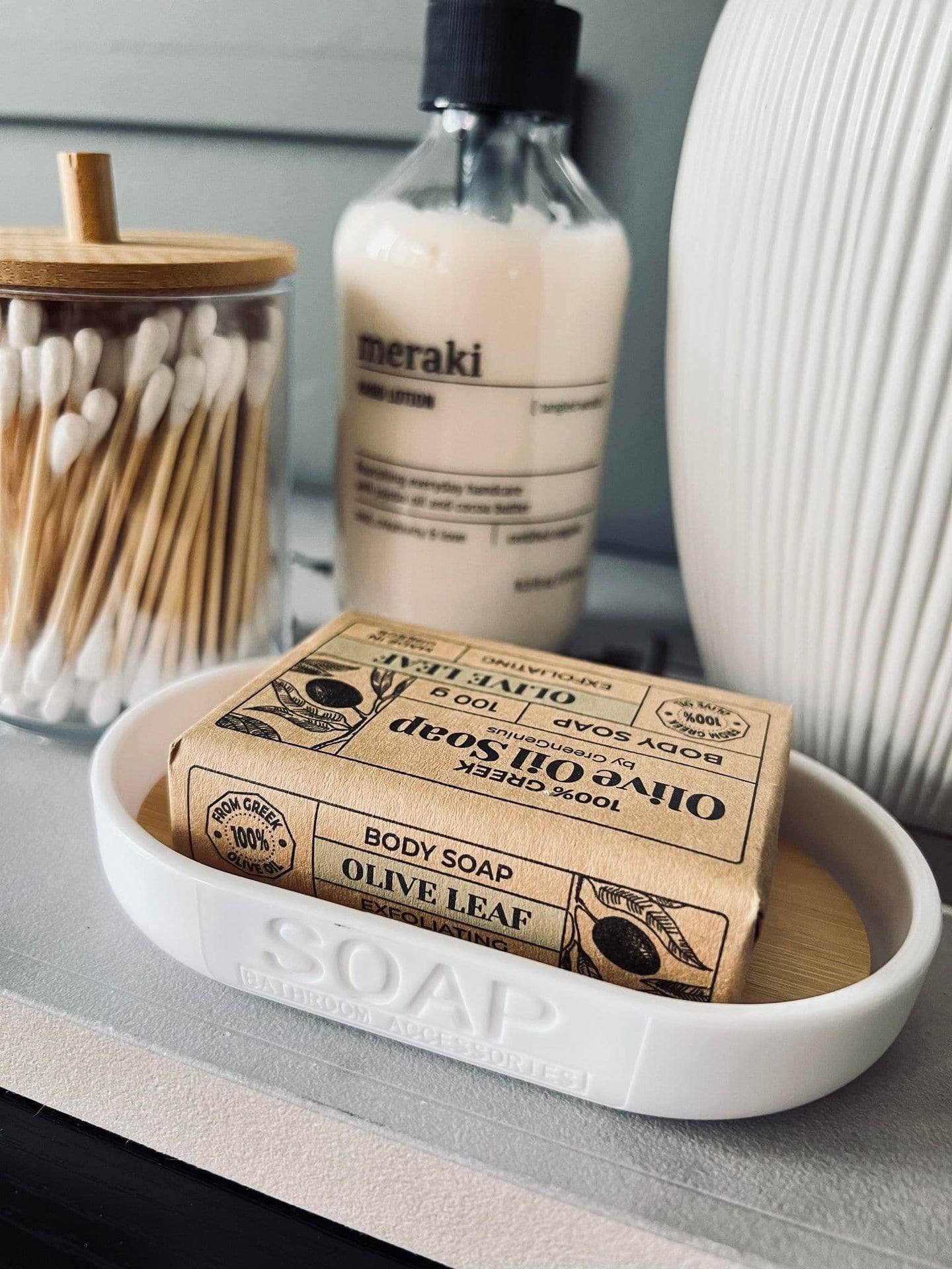 Sæbeskål med bambus - VIAMAJA.DK