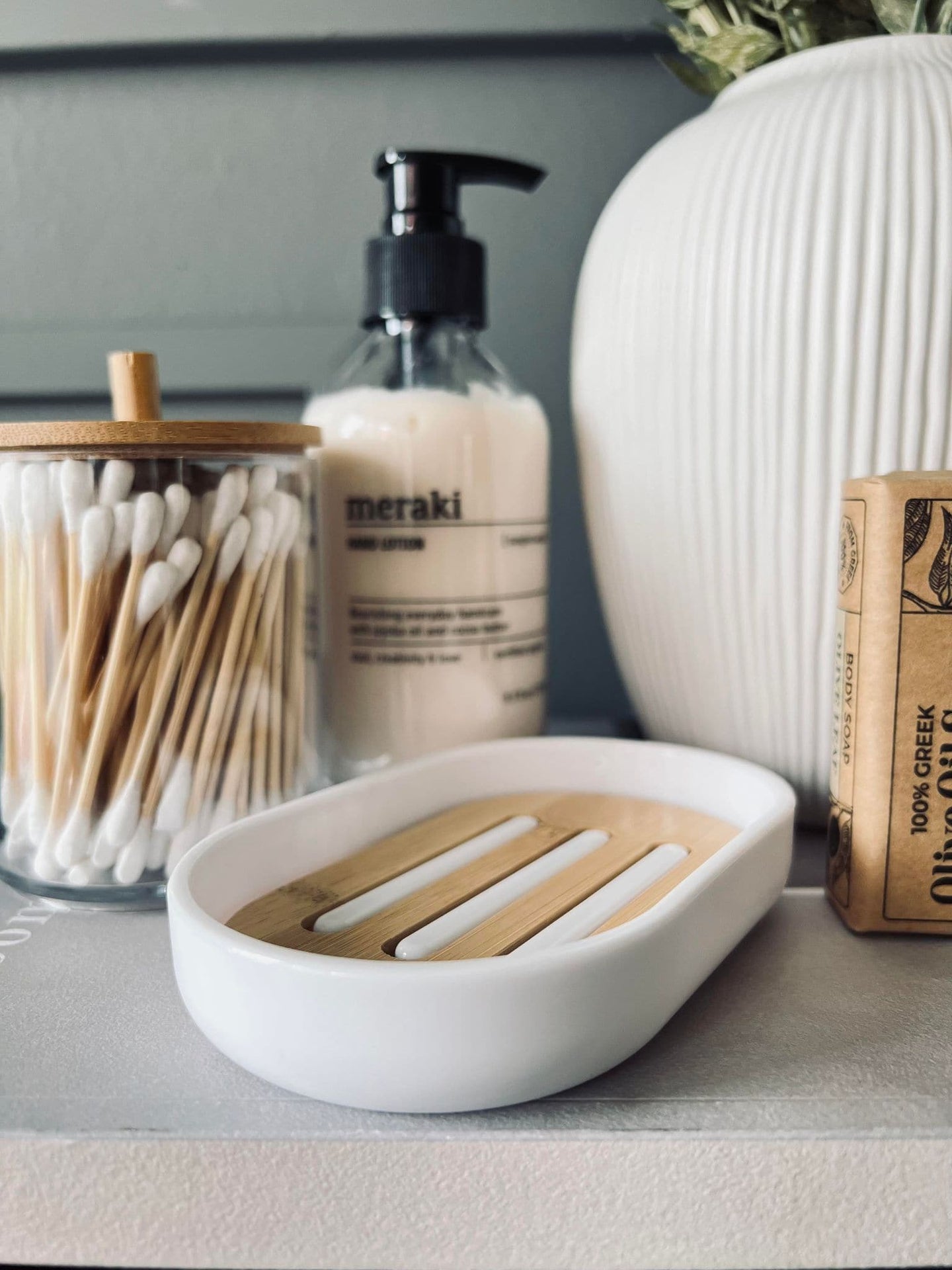 Sæbeskål med bambus - VIAMAJA.DK